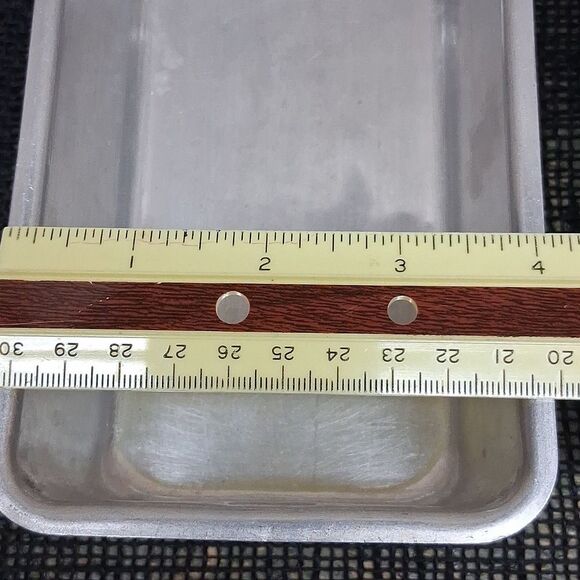 Set of Three 7.5" X 3.3 "Silver Loaf Pans. - Picture 8 of 10